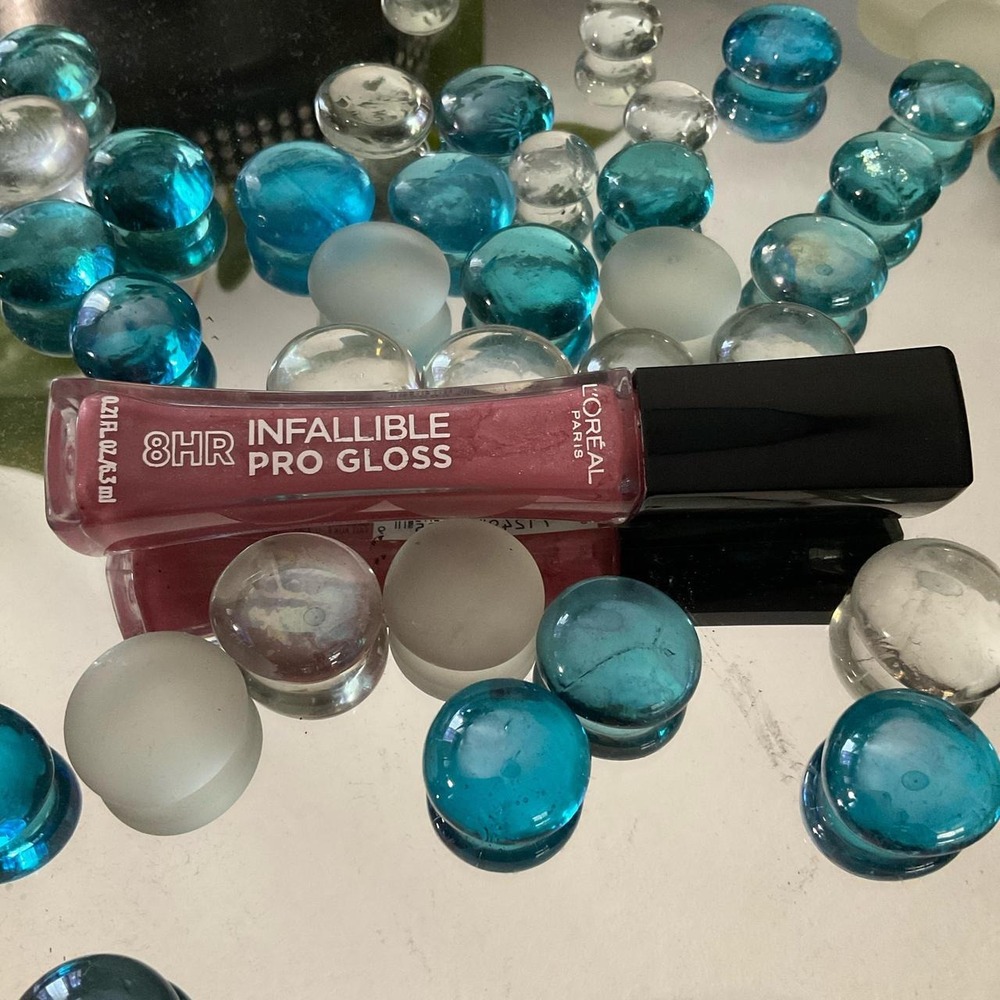 LOreal Paris 8HR Infallible Pro Gloss 880 Pink Opal Lip Gloss 0.21oz